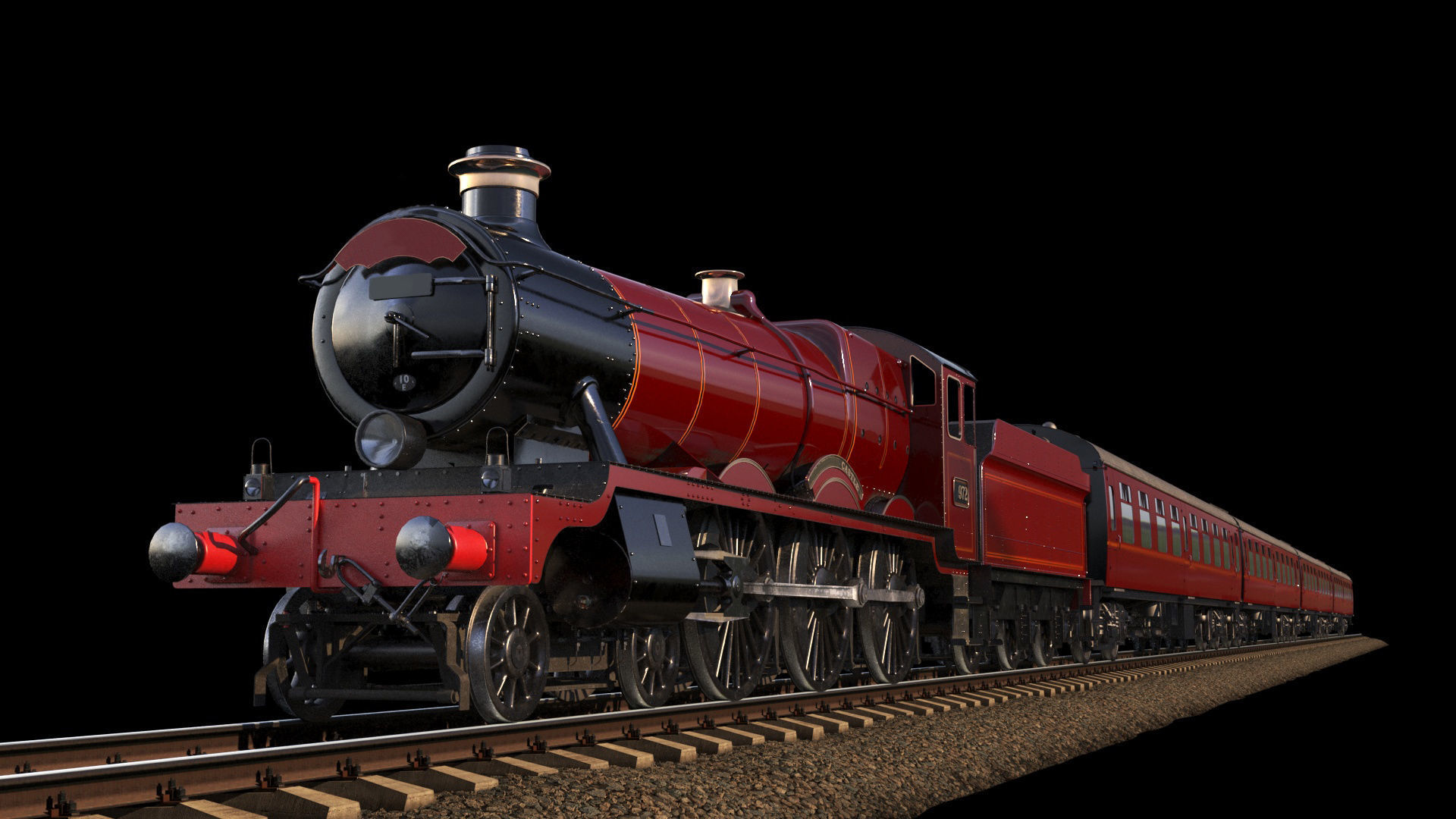 GWR 4900 Hall Class 3D 3D model CGTrader