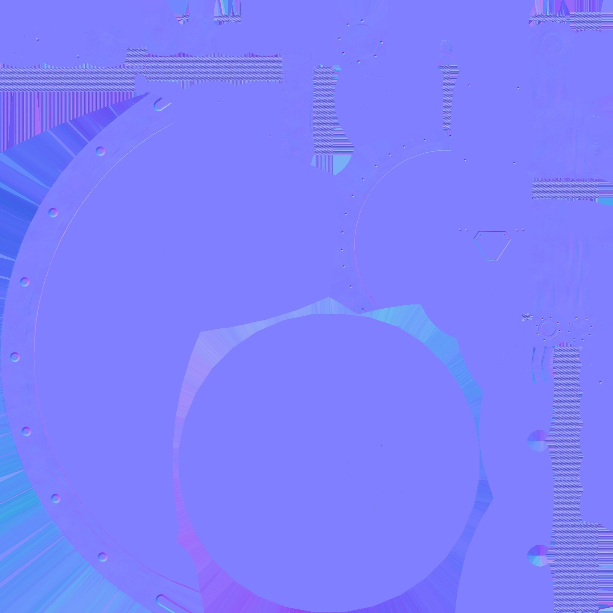 Cute Robot D01 Orange Blue - SciFi Character Design Low-poly 3D model_24