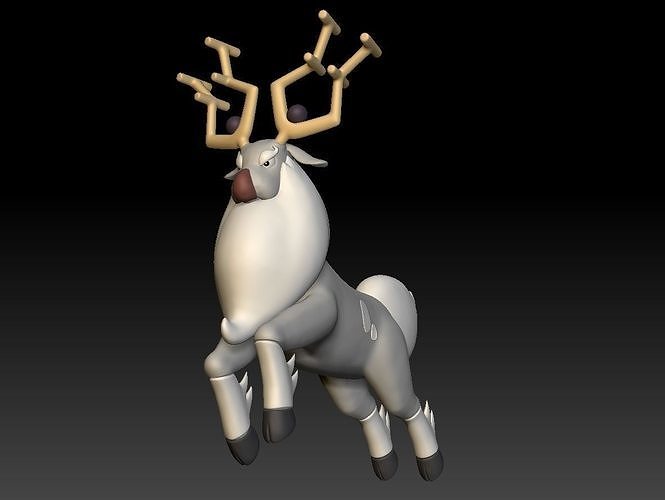 Pokemon Wyrdeer 3D print model