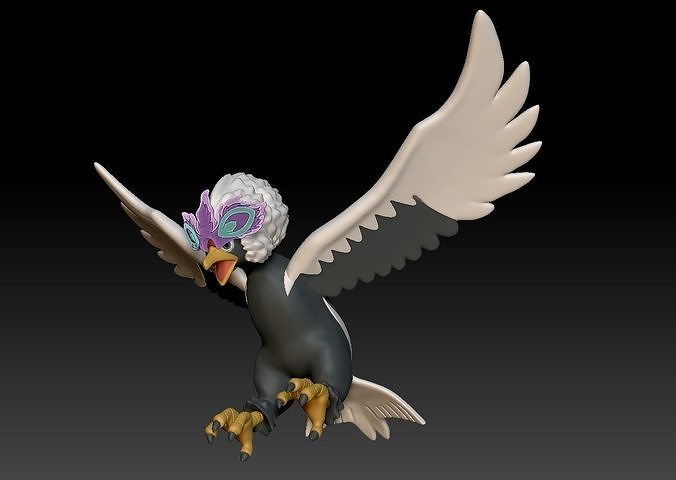 Pokemon Hisuian Braviary 3D print model