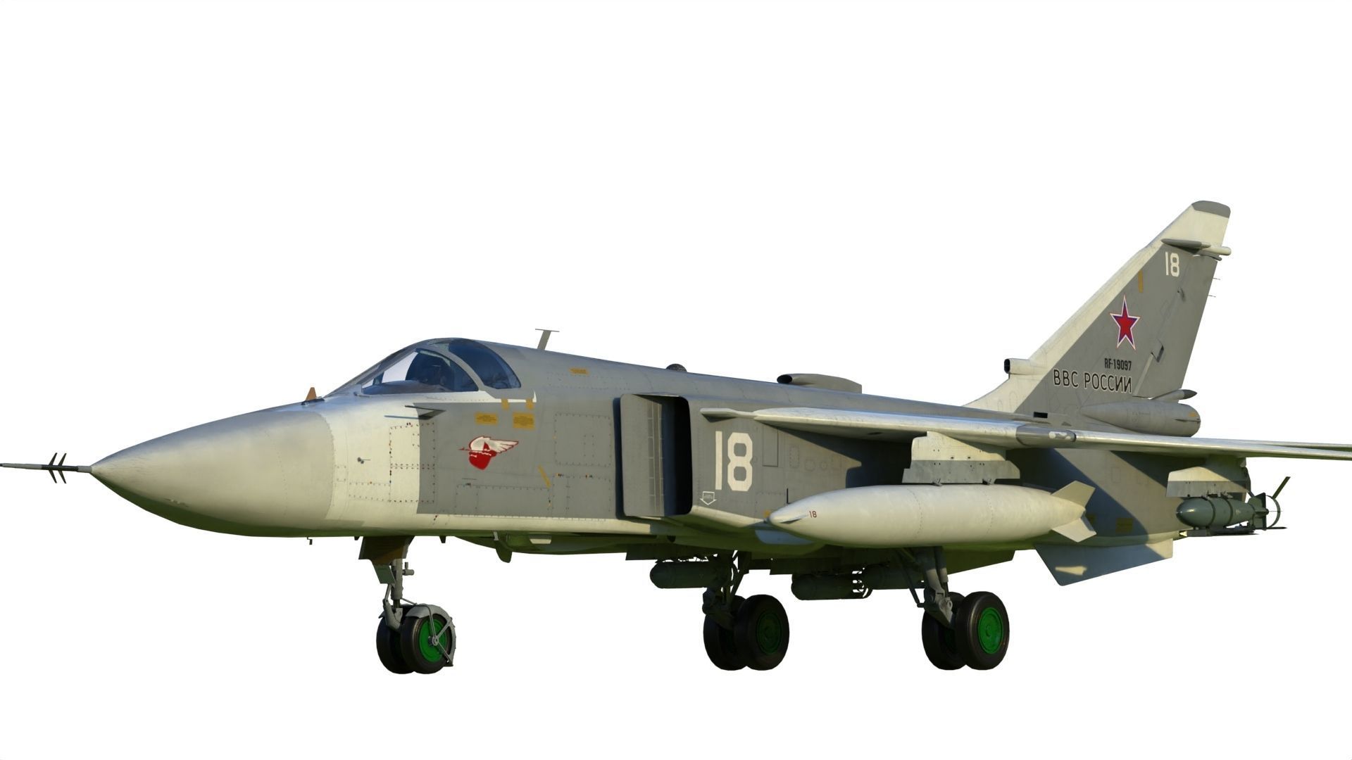 Su-24 3D model_4