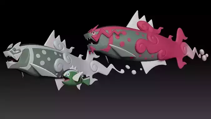 Pokemon Basculin Basculegion