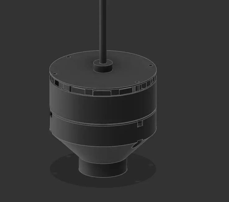 Magnetic Generator wind turbine AND MOTOR 3D print model_0