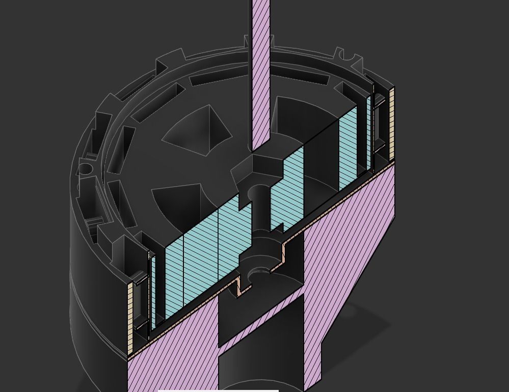 Magnetic Generator wind turbine AND MOTOR 3D print model_1
