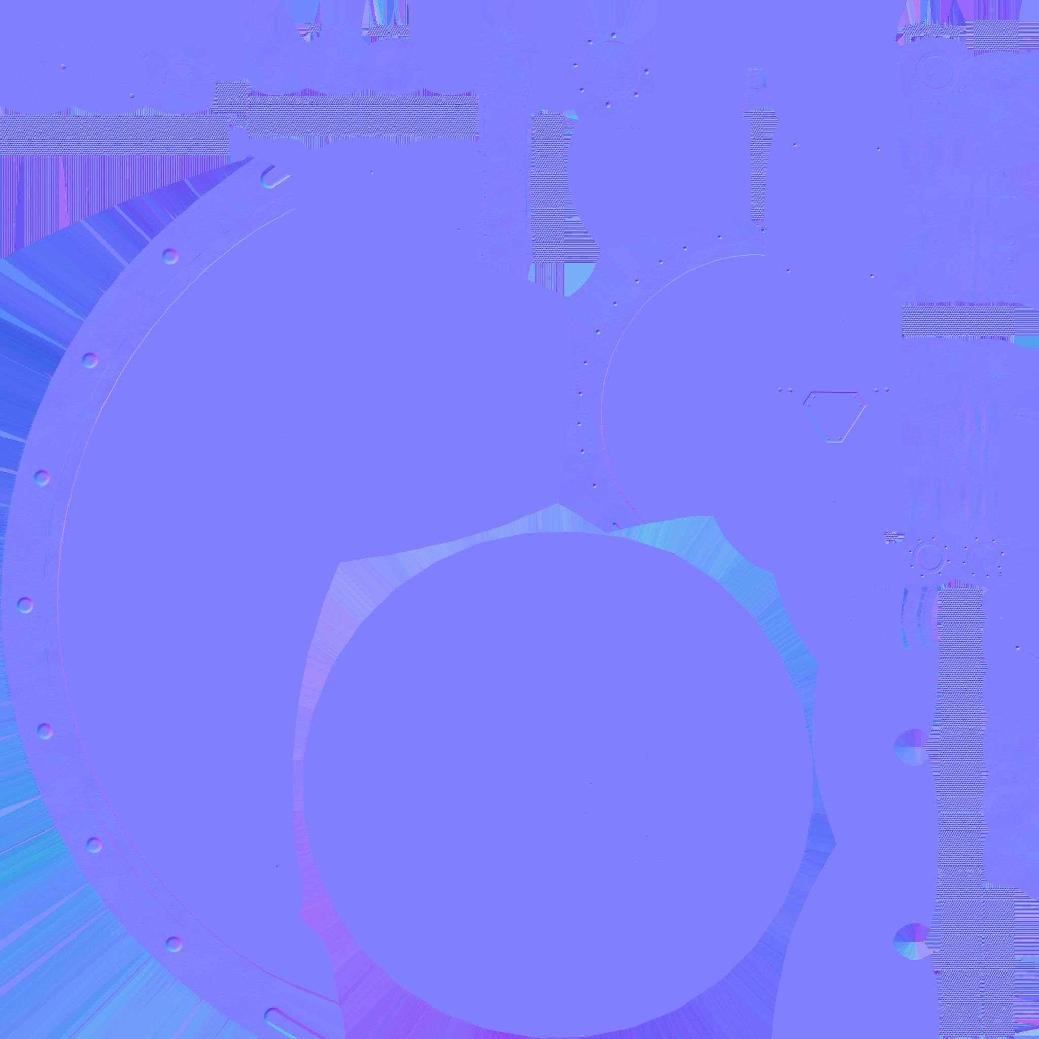 Cute Robot D04 Pink Green - SciFi Character Design Low-poly 3D model_23