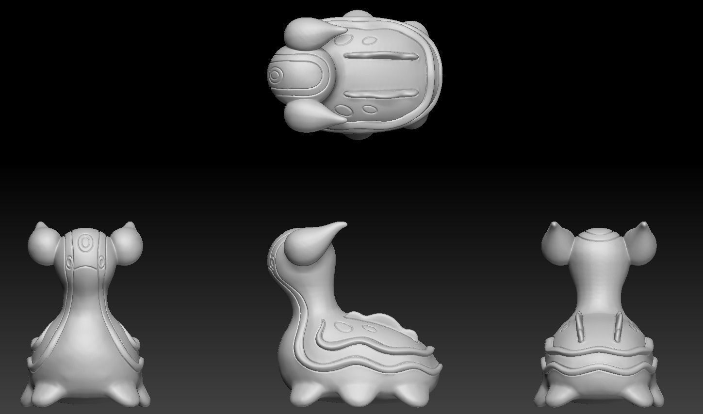 Pokemon Shellos Gastrodon 3D print model_3