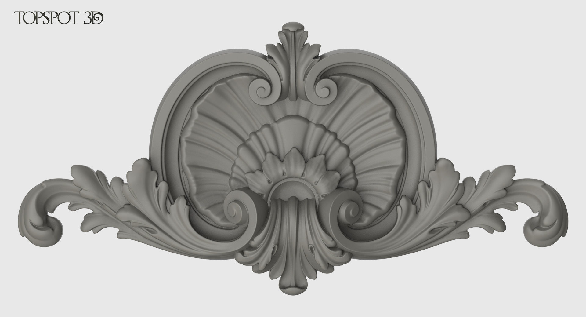 Shell With Acanthus Onlay 3D print model_19