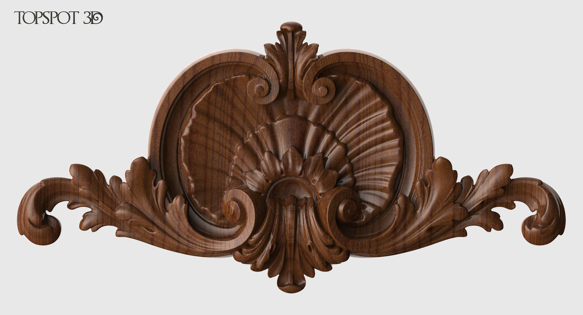 Shell With Acanthus Onlay 3D print model_25