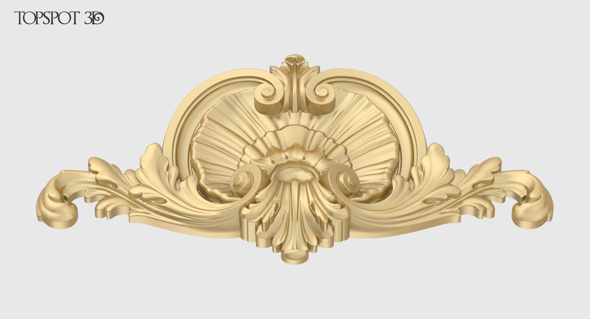 Shell With Acanthus Onlay 3D print model_5