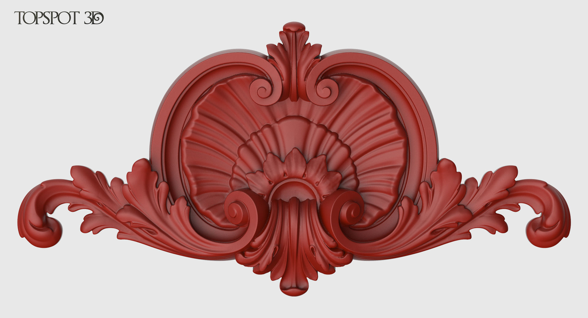 Shell With Acanthus Onlay 3D print model_13