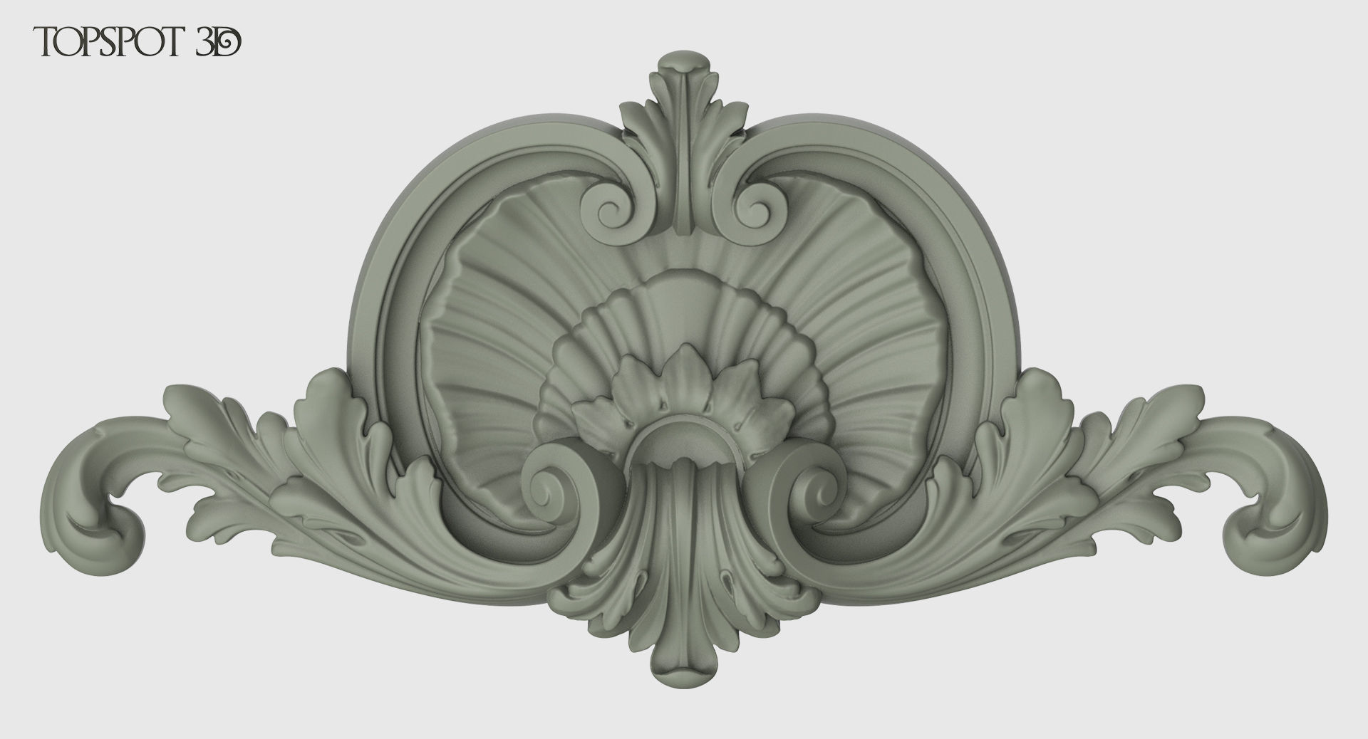 Shell With Acanthus Onlay 3D print model_21