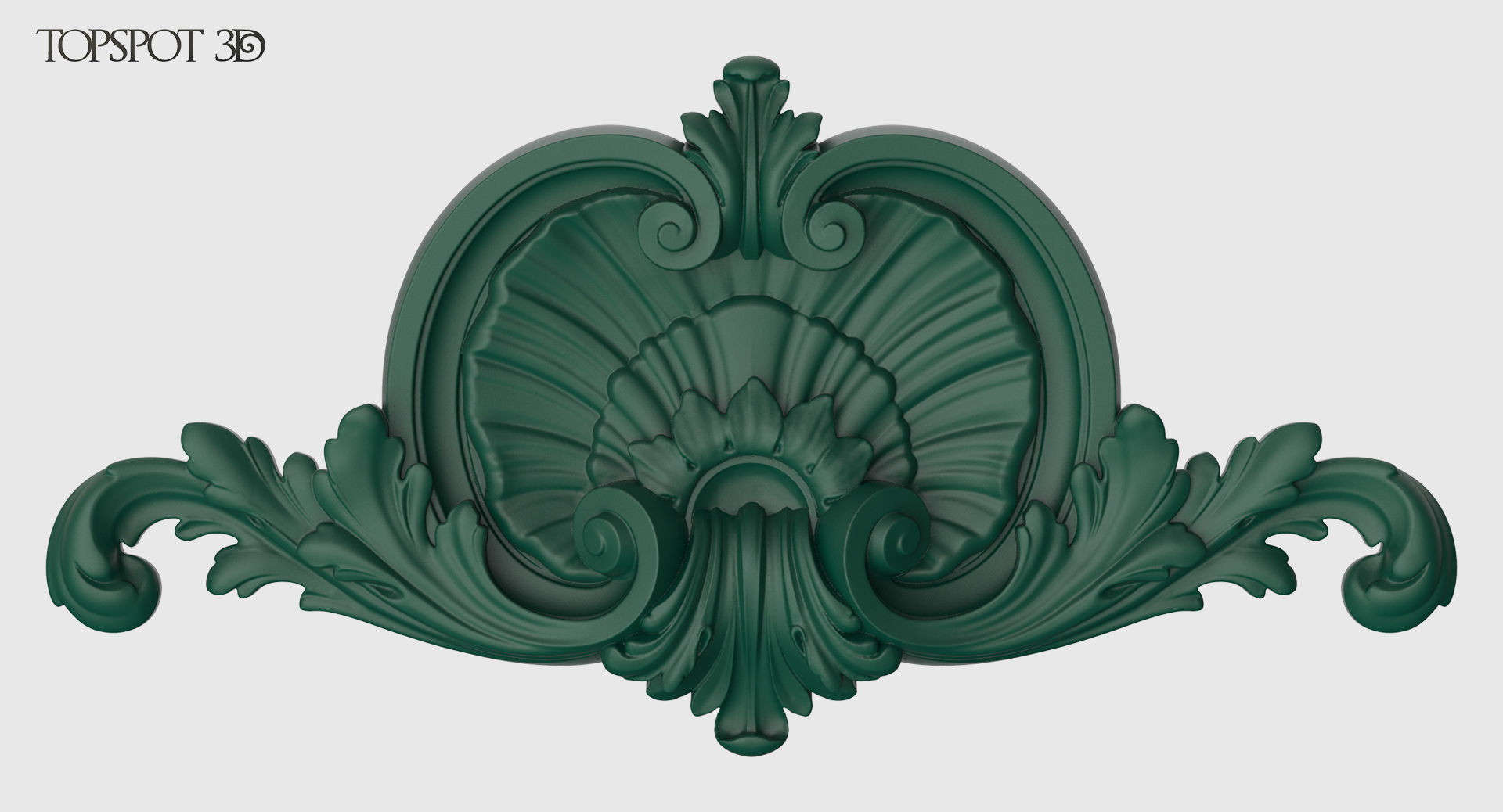 Shell With Acanthus Onlay 3D print model_15