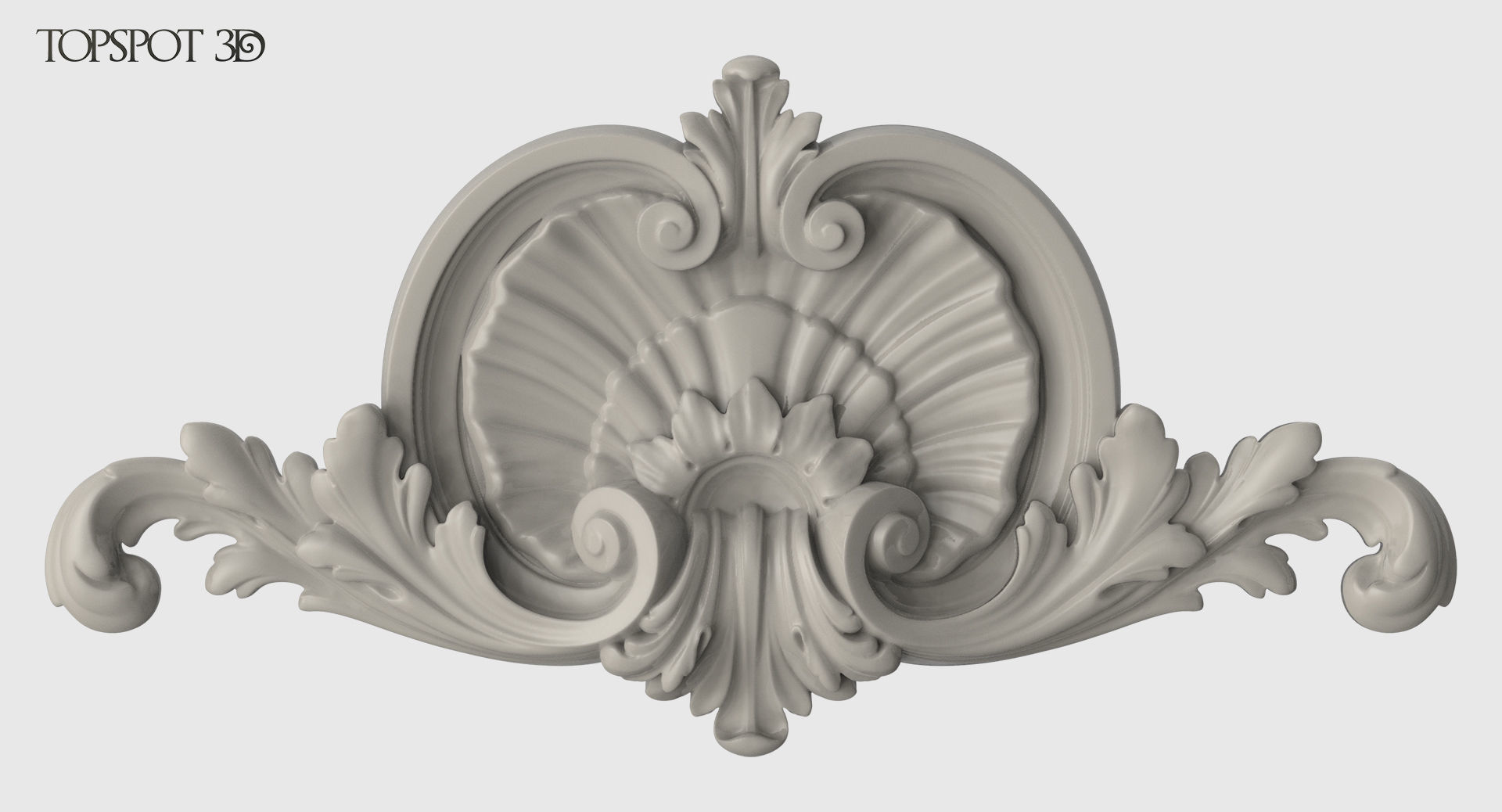 Shell With Acanthus Onlay 3D print model_24