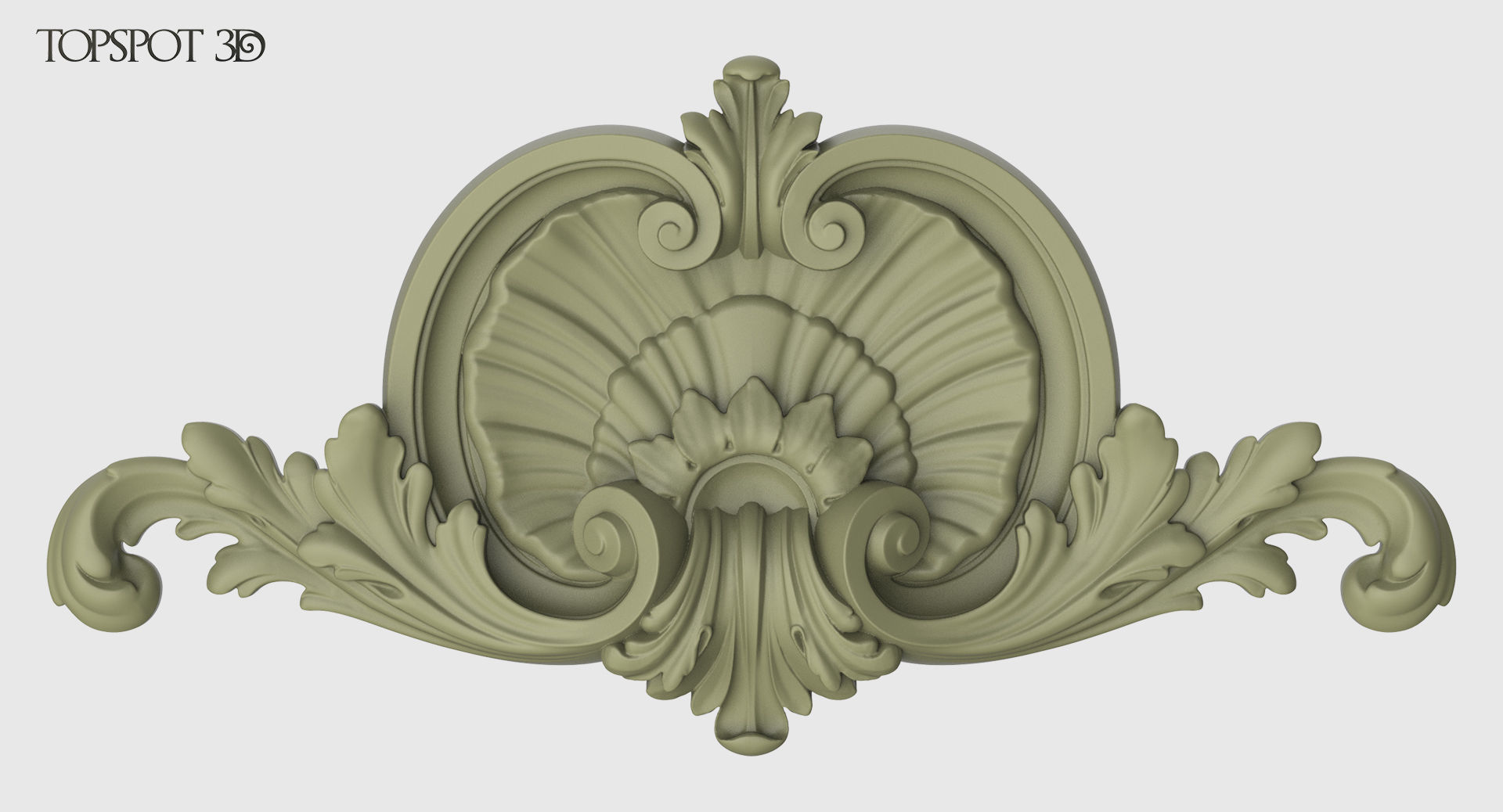 Shell With Acanthus Onlay 3D print model_18
