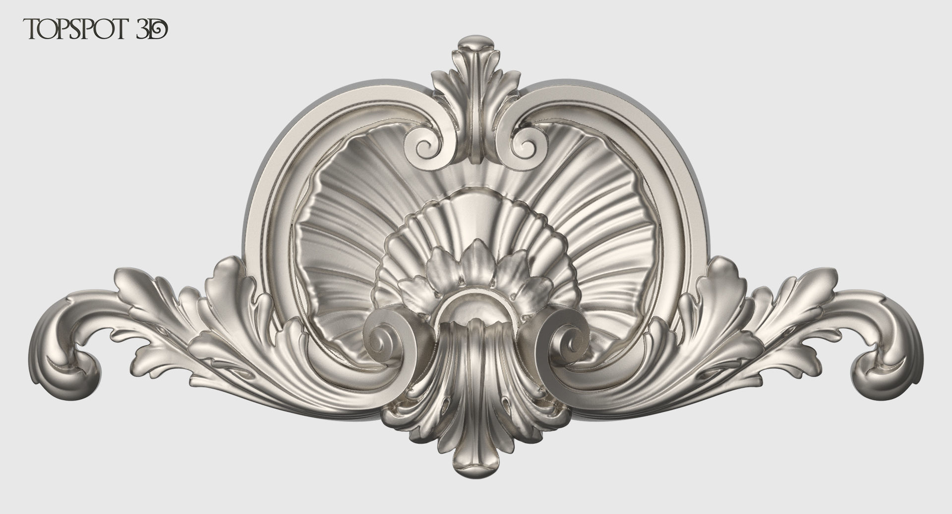 Shell With Acanthus Onlay 3D print model_12