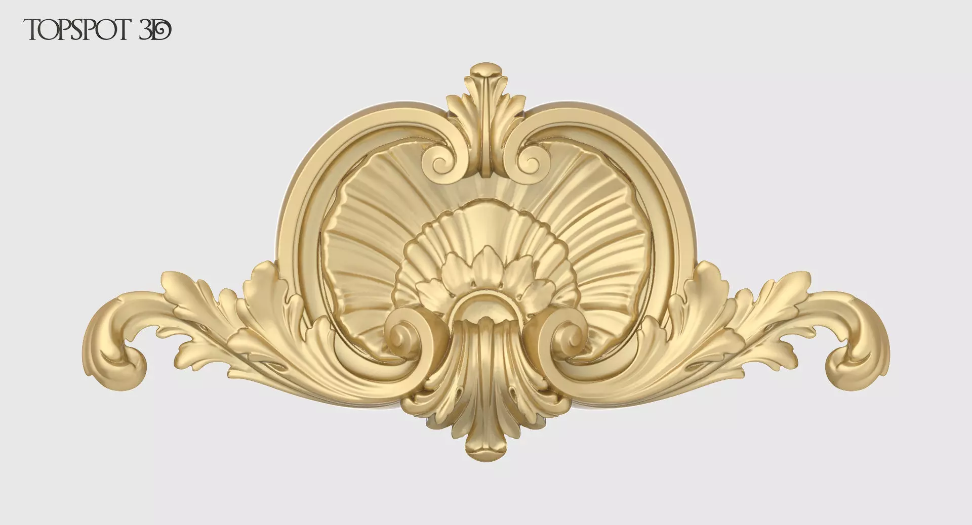 Shell With Acanthus Onlay 3D print model_0