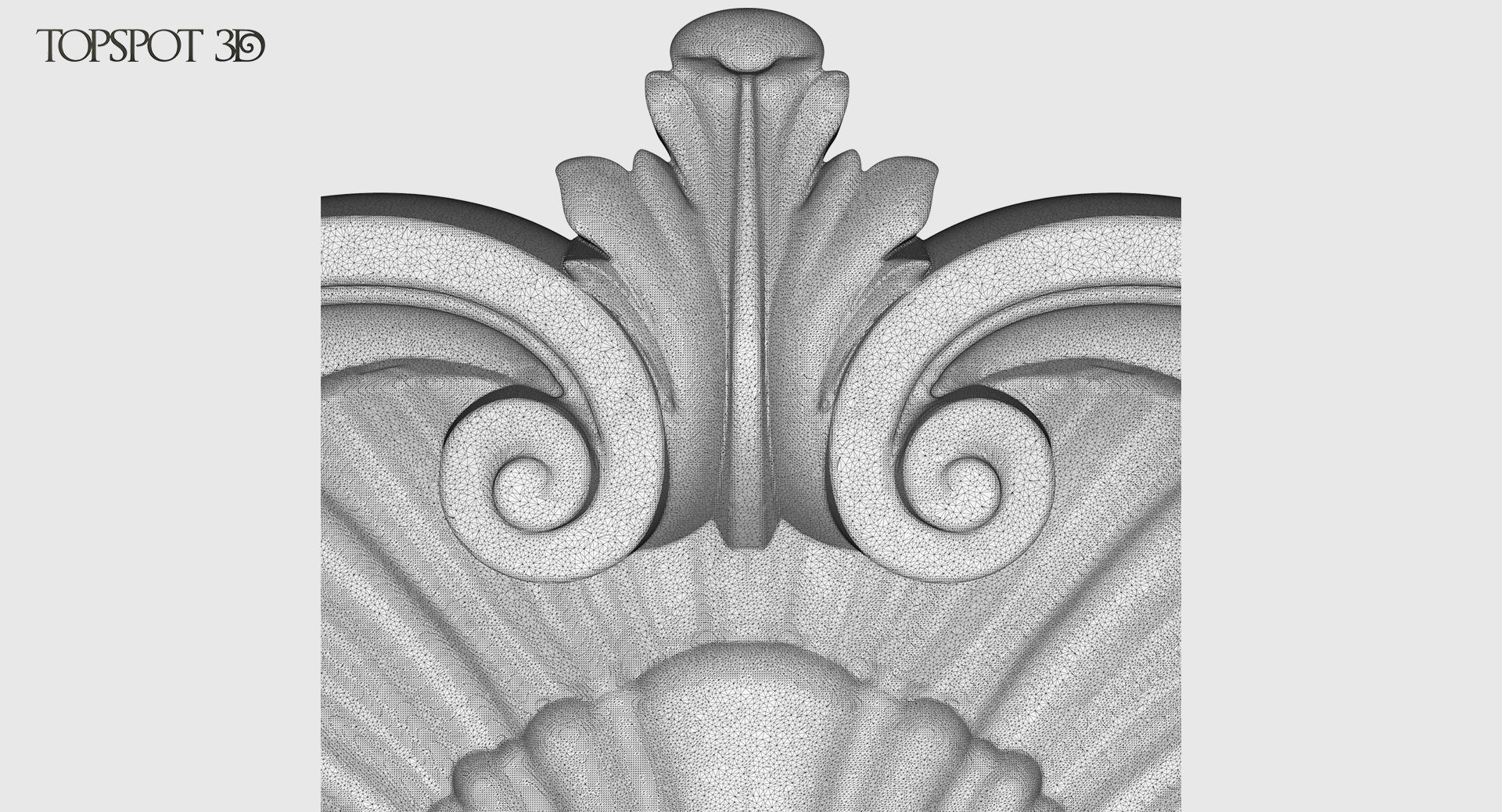 Shell With Acanthus Onlay 3D print model_8