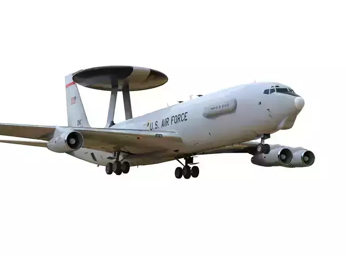 Boeing E-3 Sentry AWACS 3D model