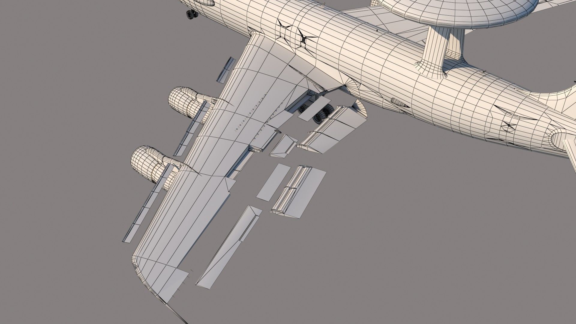 Boeing E-3 Sentry AWACS 3D model_22