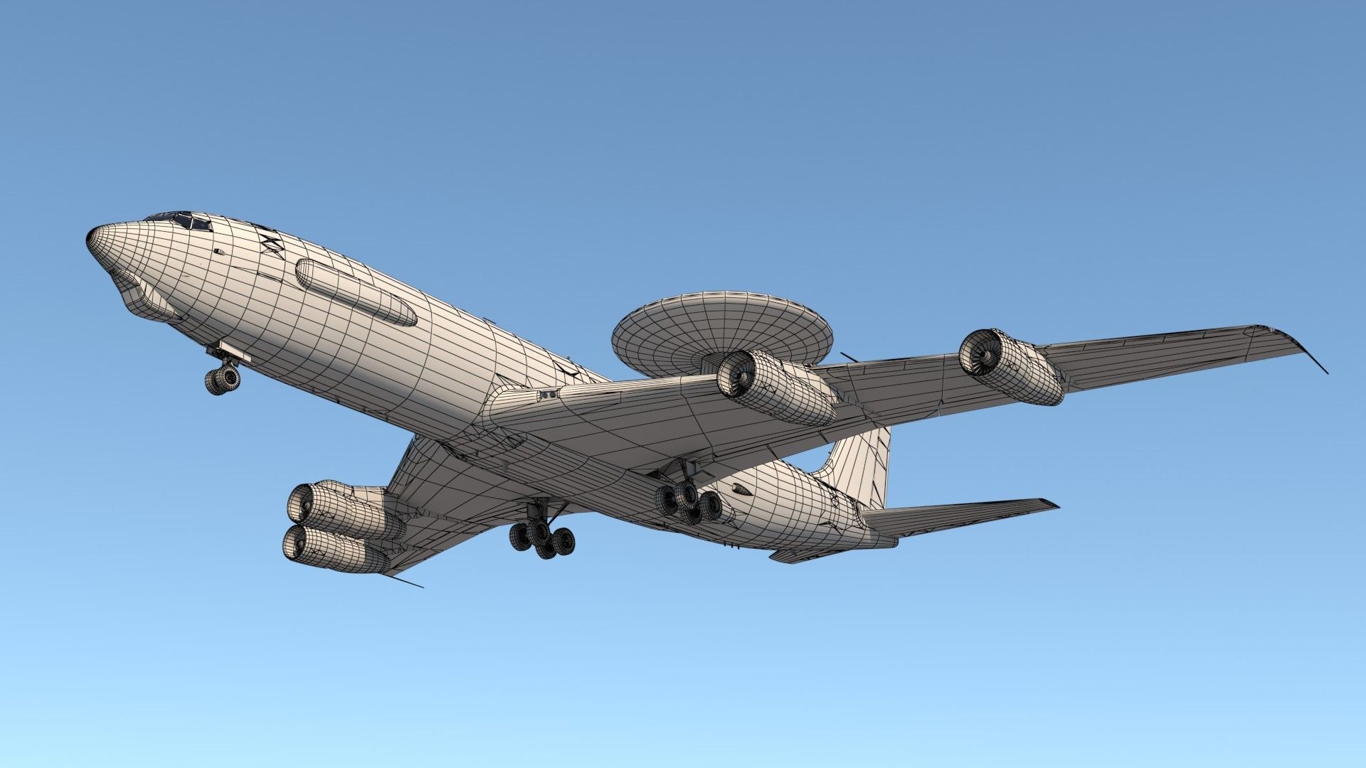 Boeing E-3 Sentry AWACS 3D model_20