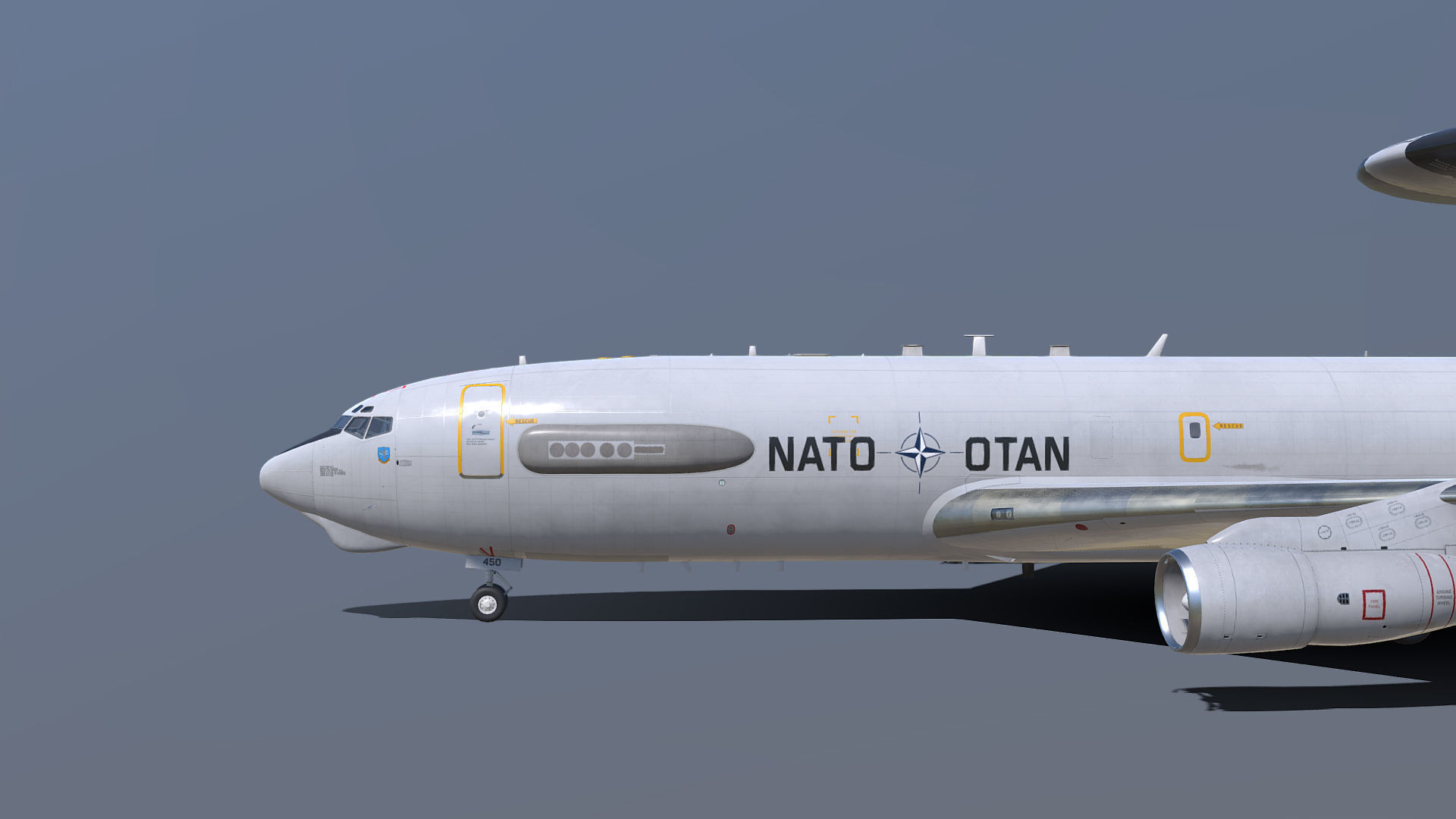 Boeing E-3 Sentry AWACS 3D model_13