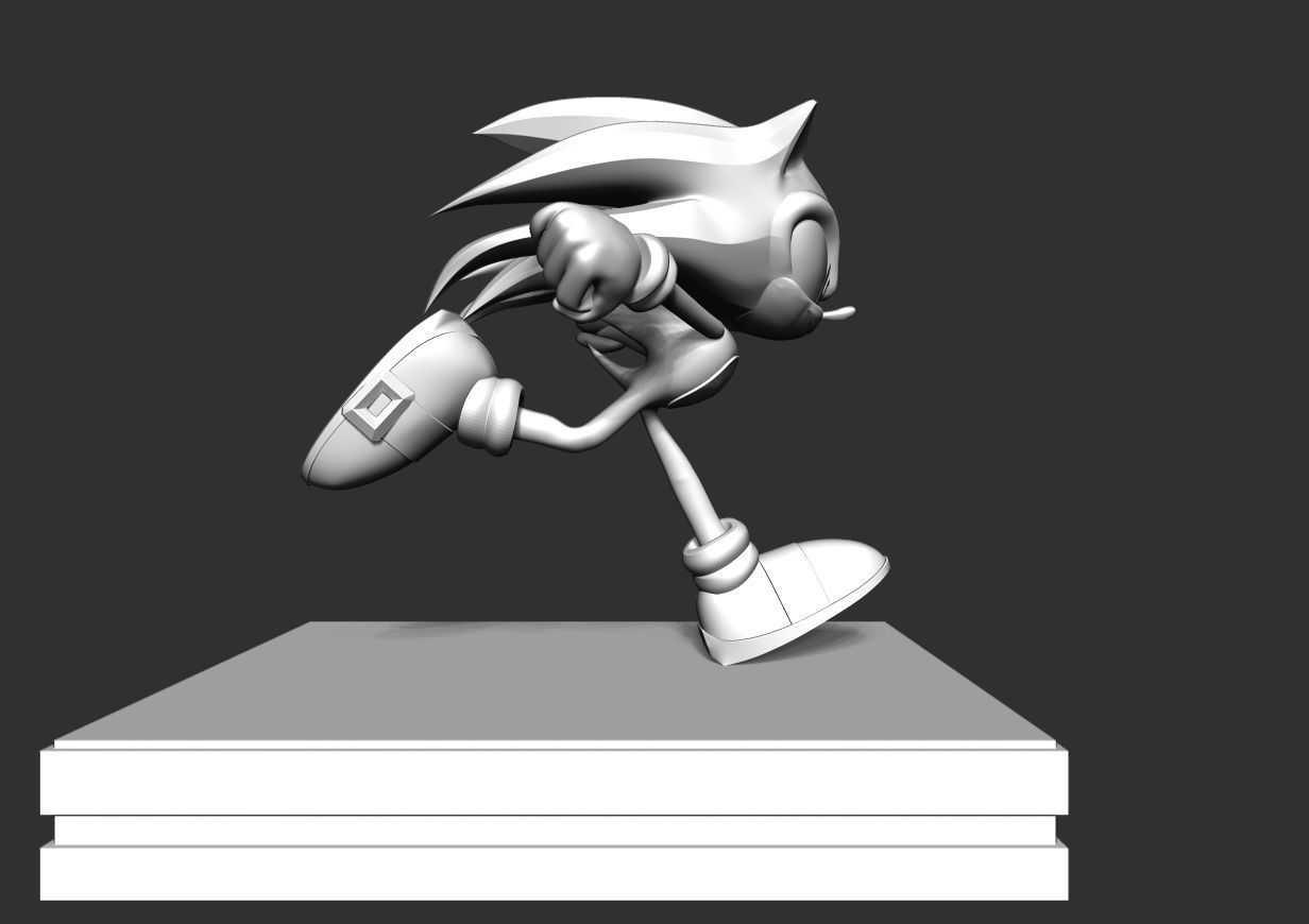 Sonic the Hedgehog 2 Fanart 3D print model_9