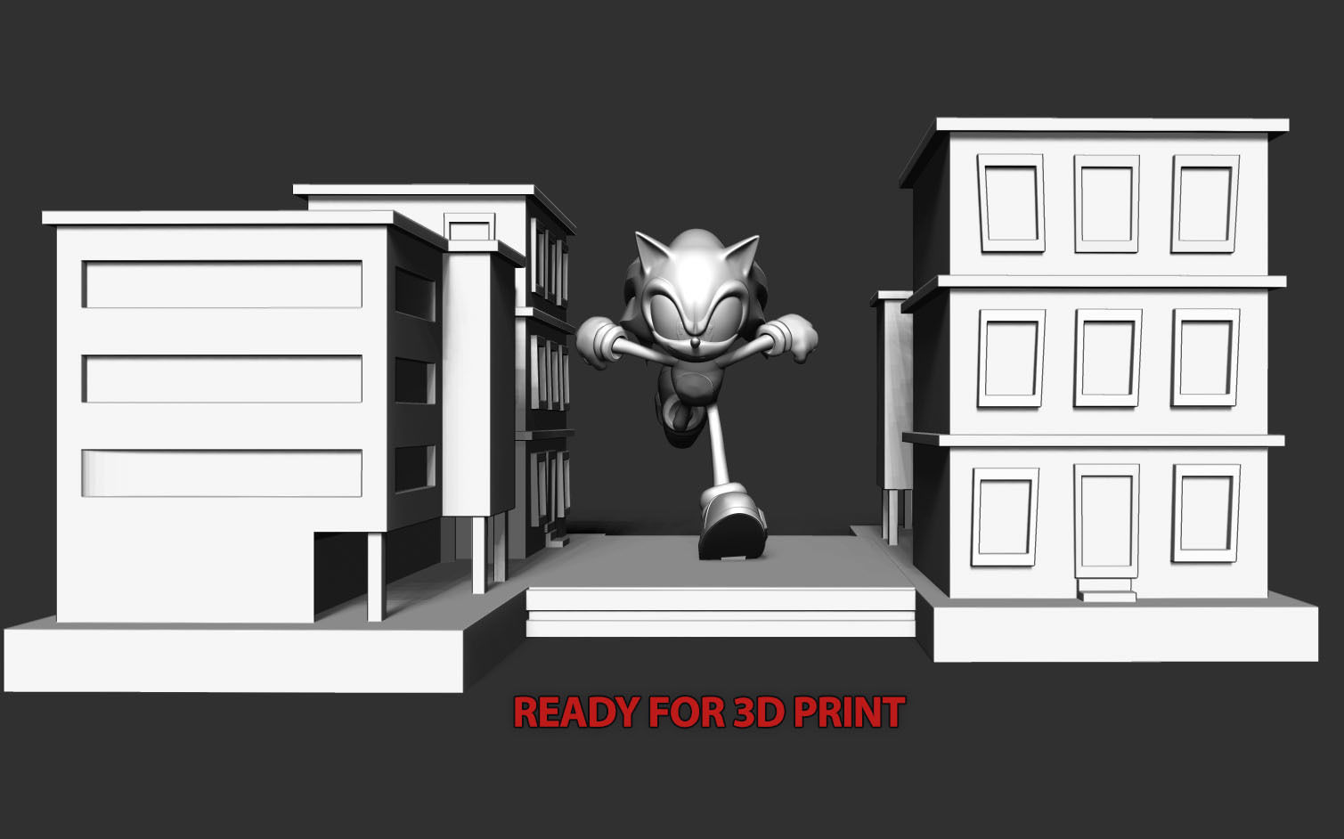 Sonic the Hedgehog 2 Fanart 3D print model_6