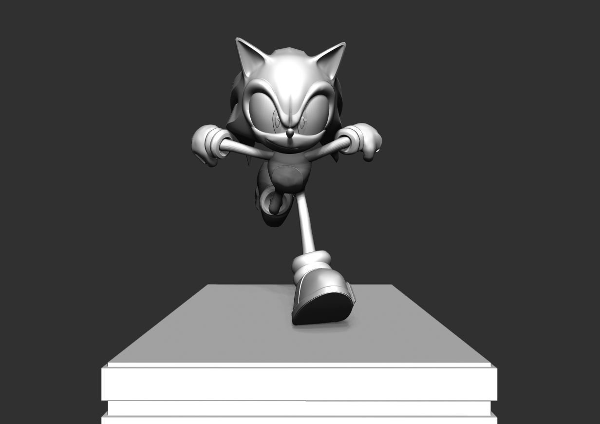 Sonic the Hedgehog 2 Fanart 3D print model_8