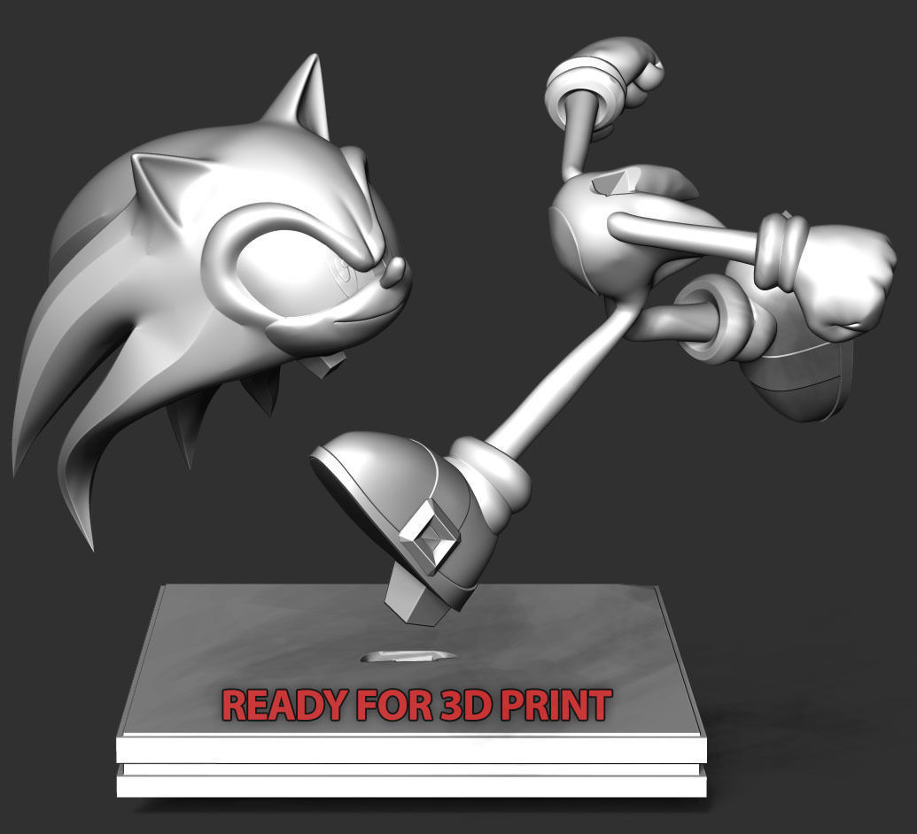 Sonic the Hedgehog 2 Fanart 3D print model_5
