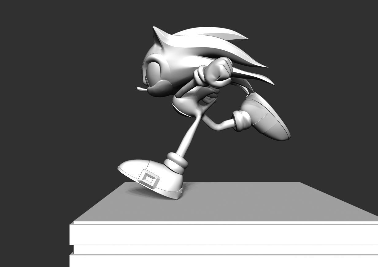 Sonic the Hedgehog 2 Fanart 3D print model_10