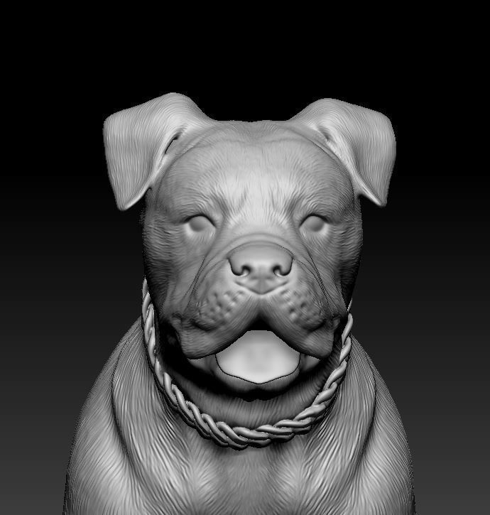 Cane corso with wings 3D print model_6