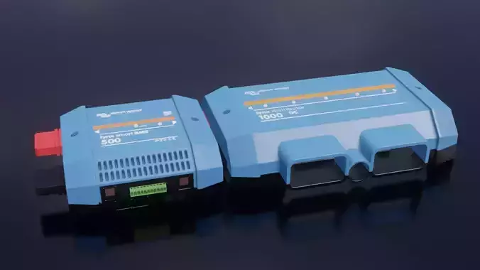 Victron Energy Lynx Smart BMS and Lynx Distributor Low-poly 3D model