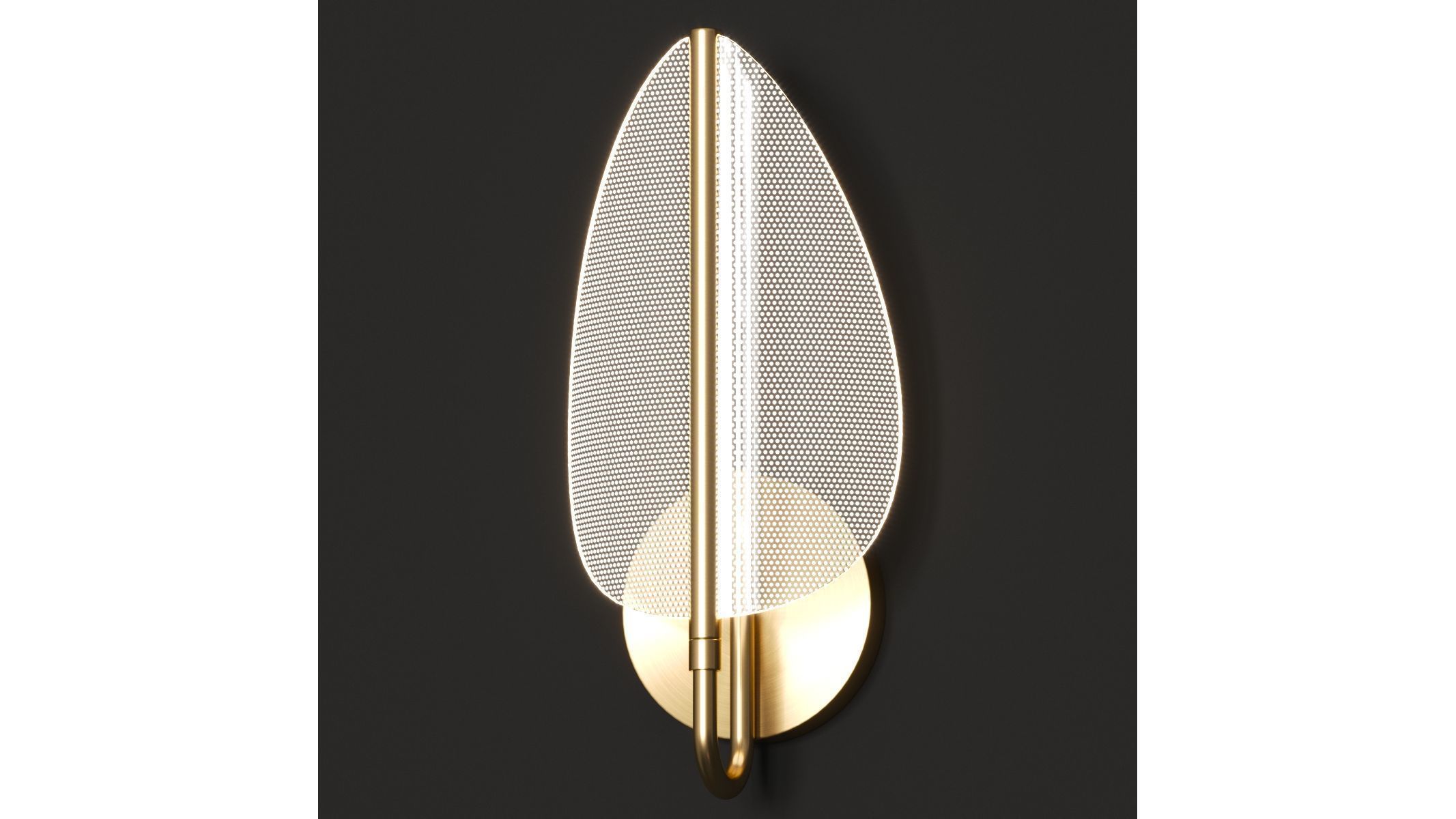 Alora Flora Wall Sconce 3D model_2