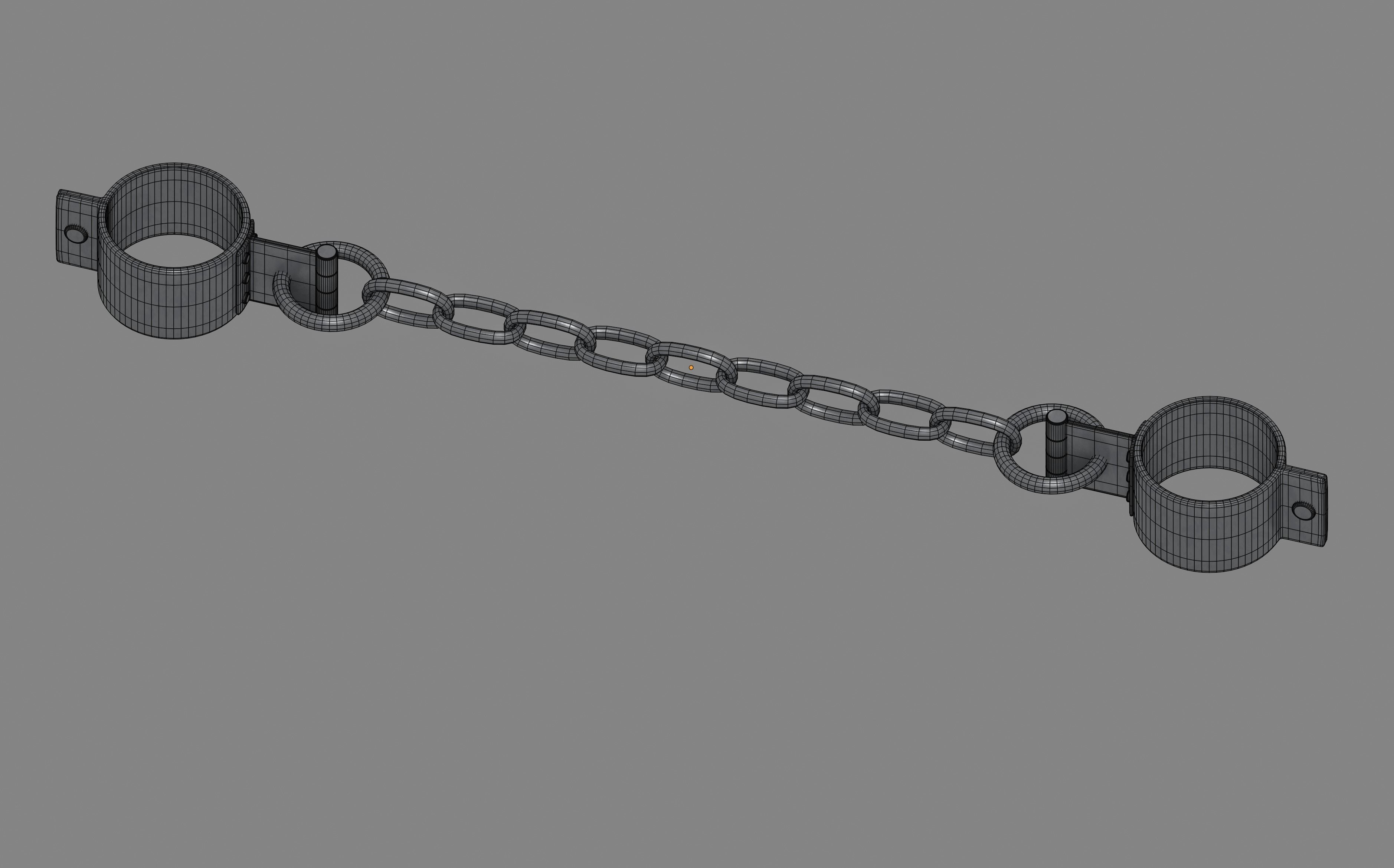 Leg Shackles 3D model_14