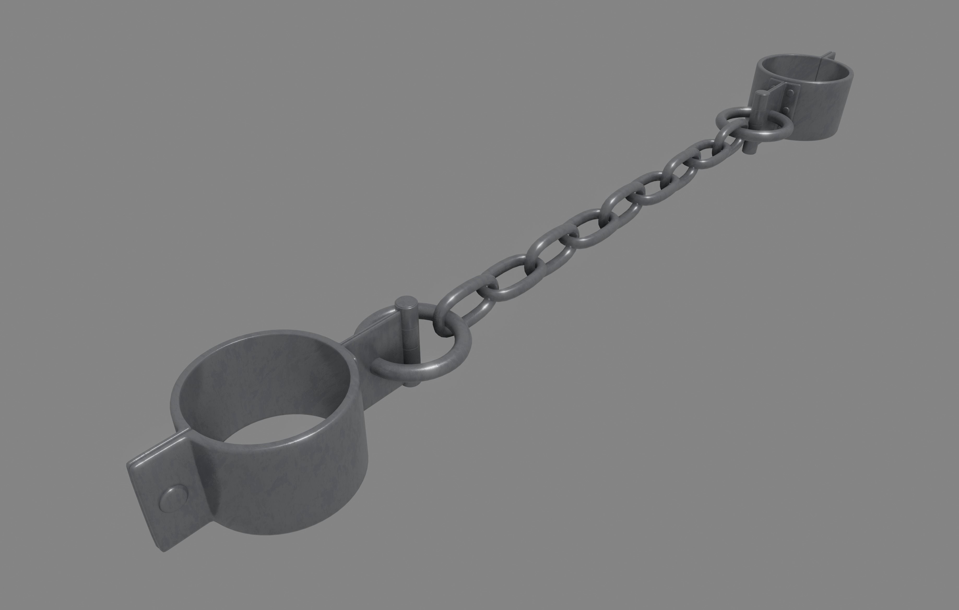 Leg Shackles 3D model_12
