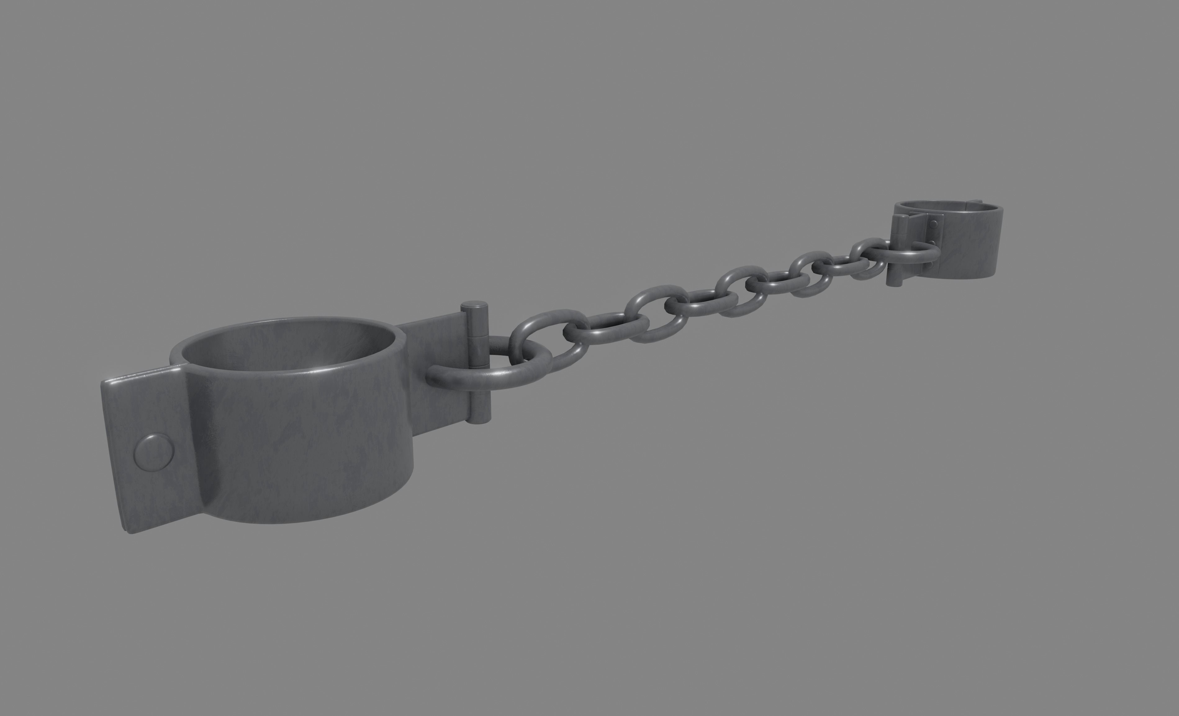 Leg Shackles 3D model_3