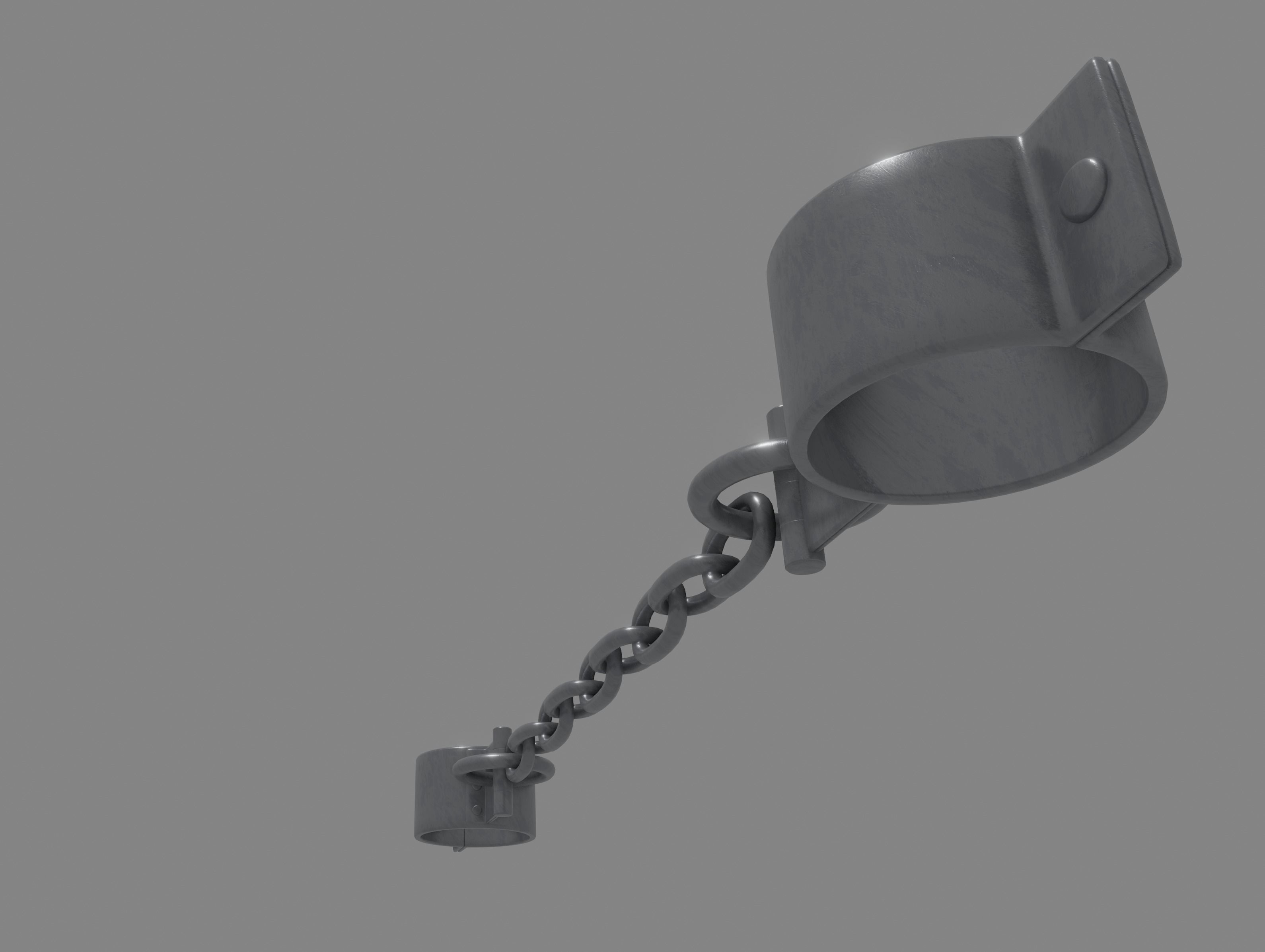 Leg Shackles 3D model_5