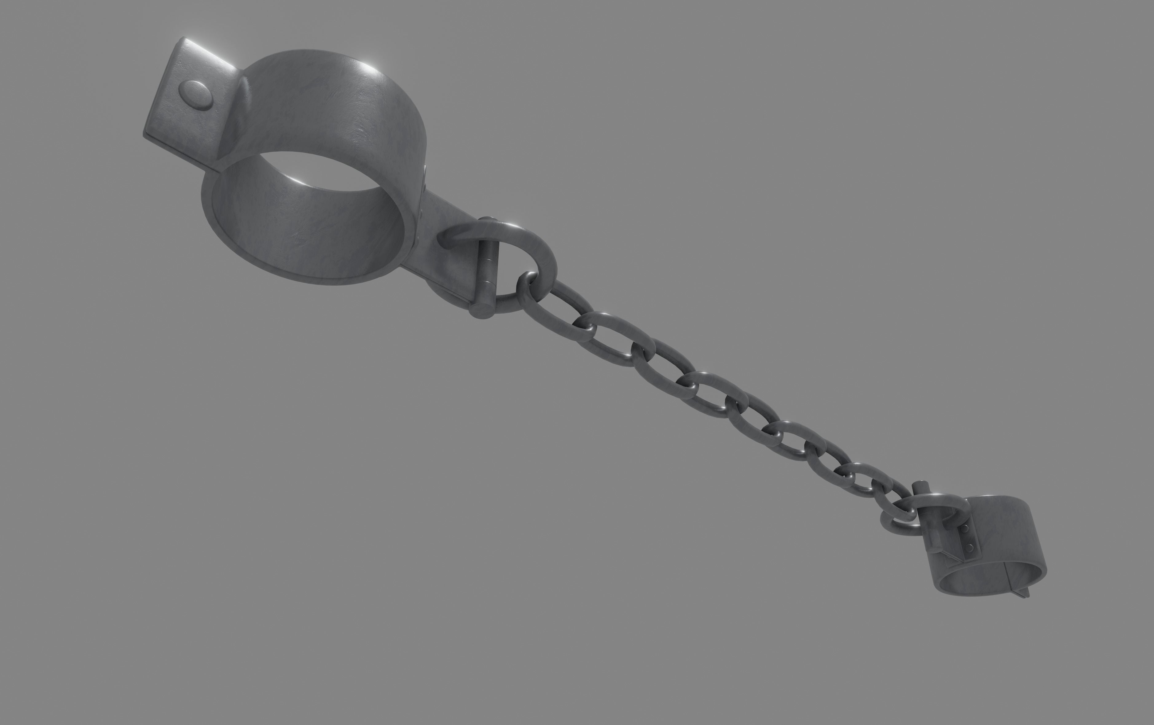 Leg Shackles 3D model_4