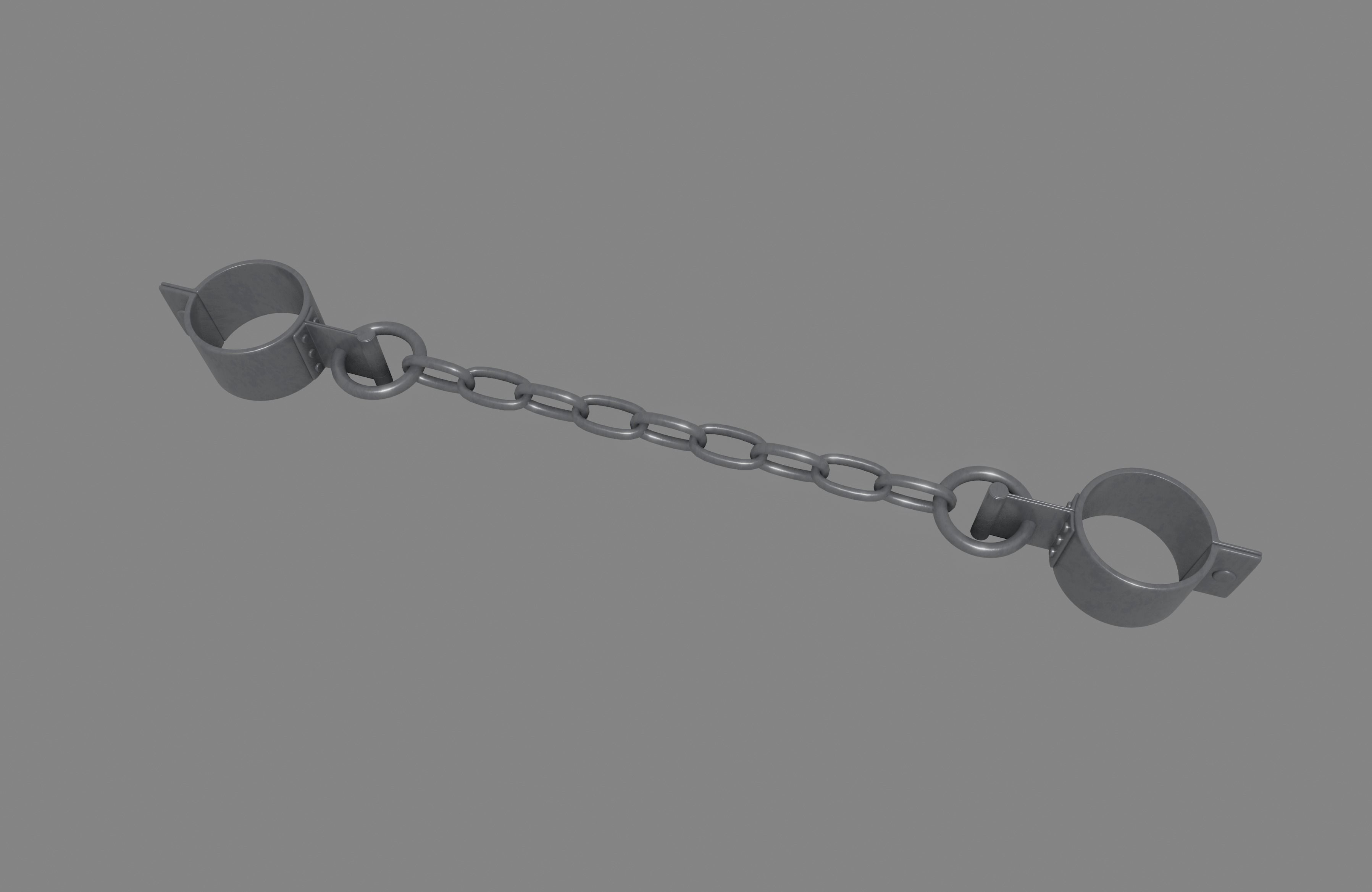 Leg Shackles 3D model_1