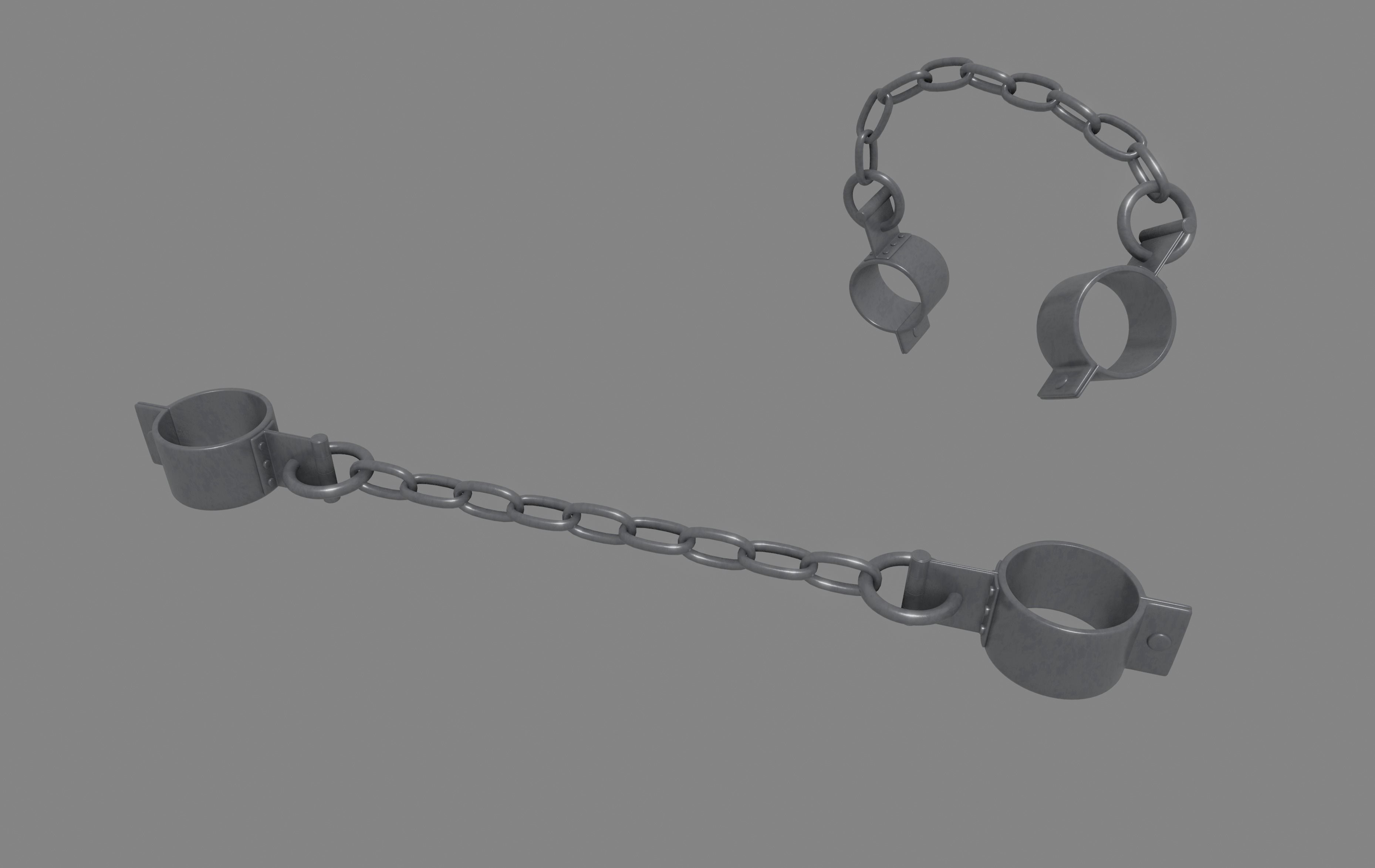 Leg Shackles 3D model_0