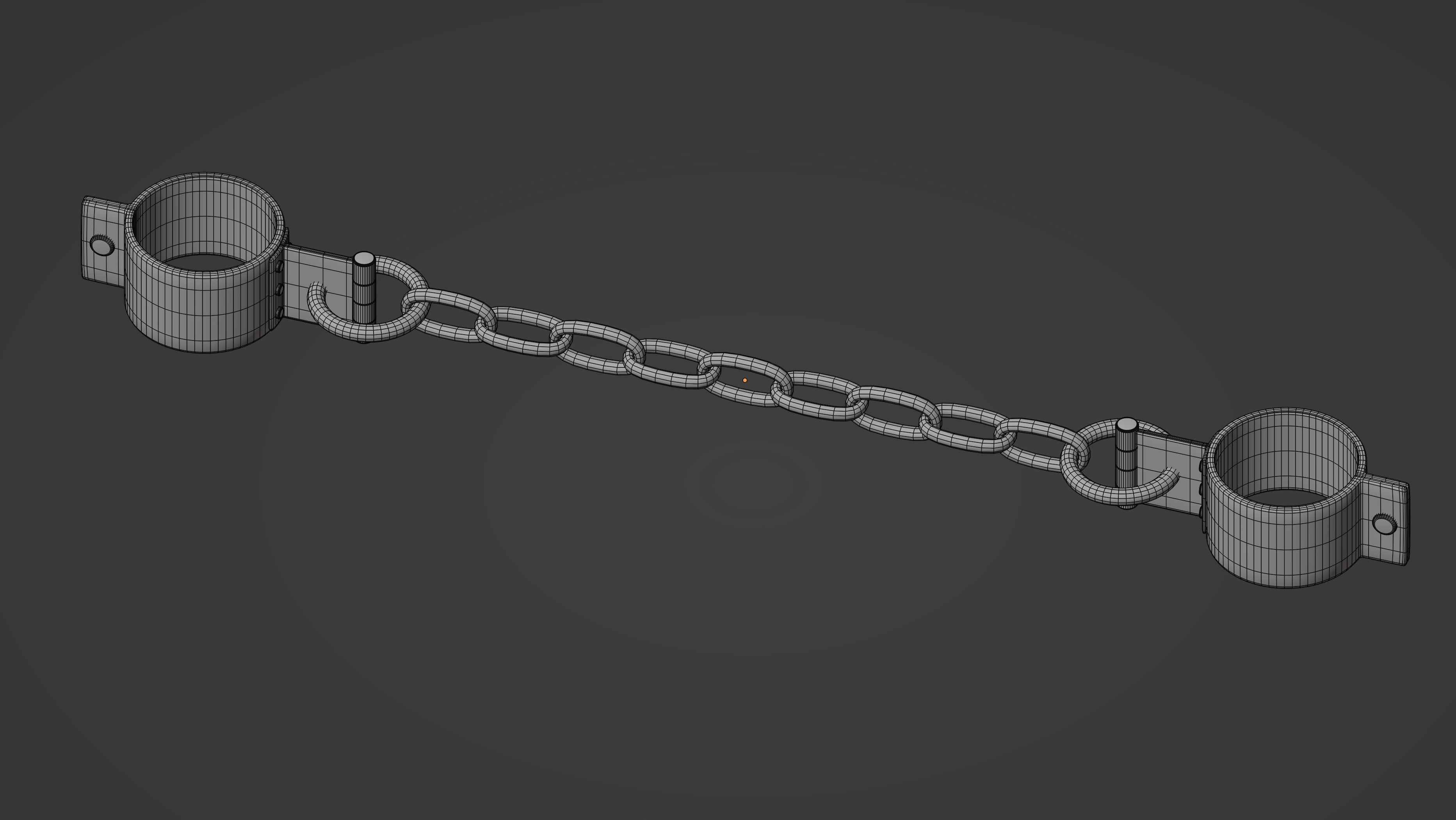 Leg Shackles 3D model_15