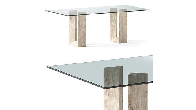 Cattelan Italia Diapason Dining Table 3D model