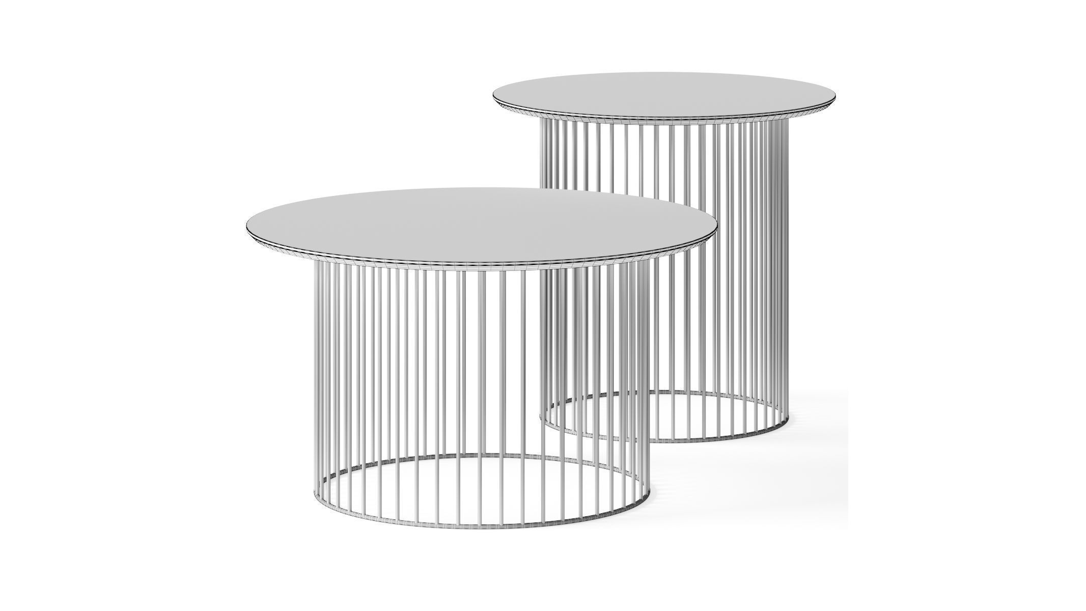 Kendo Mobiliario Idra Coffee Tables 3D model_1