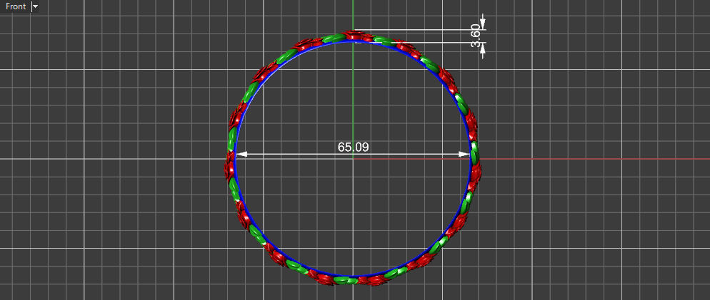 The Garden Of Roses Bangle 3D print model_17
