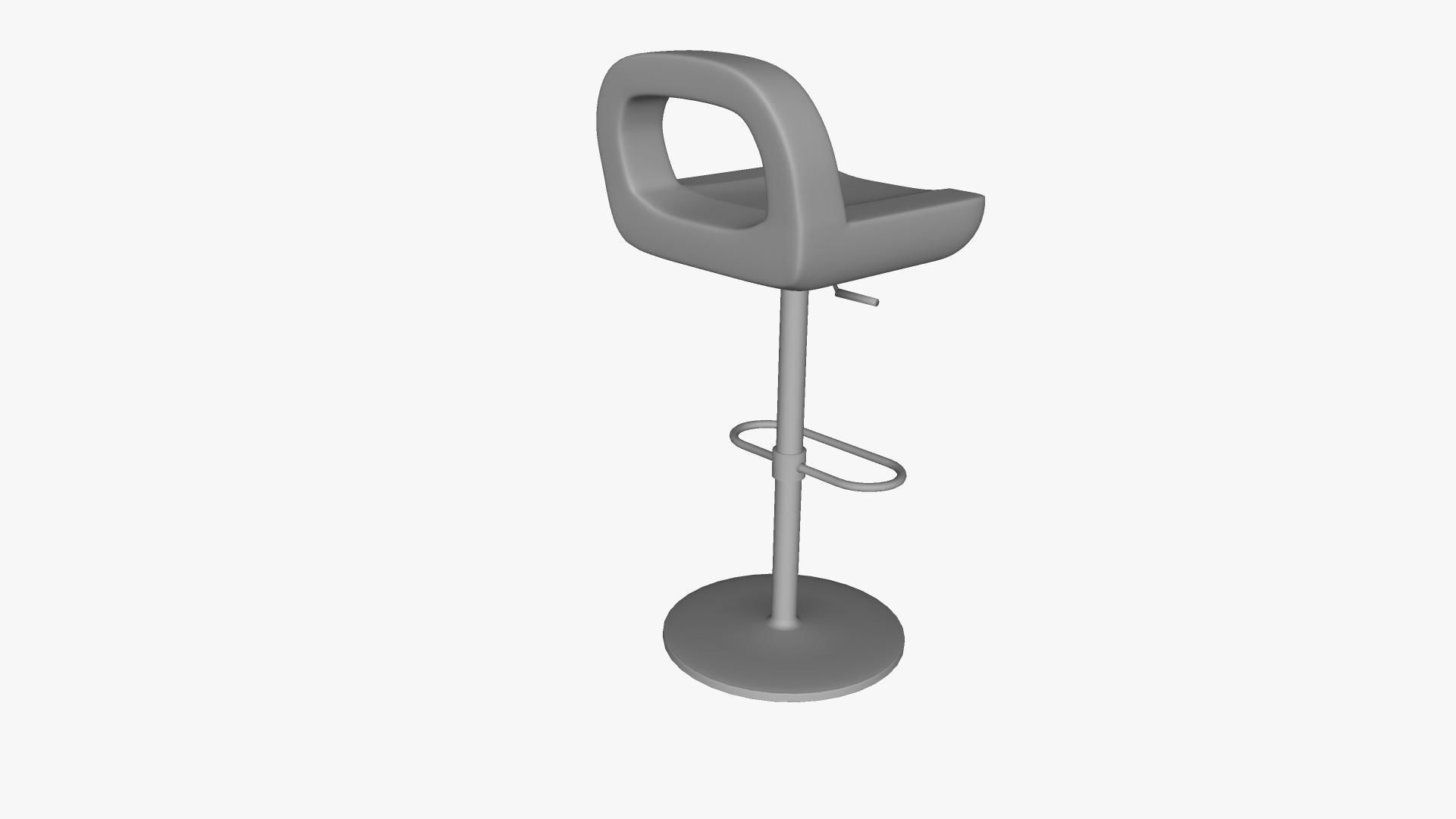 Bisou Stool 3D model_10