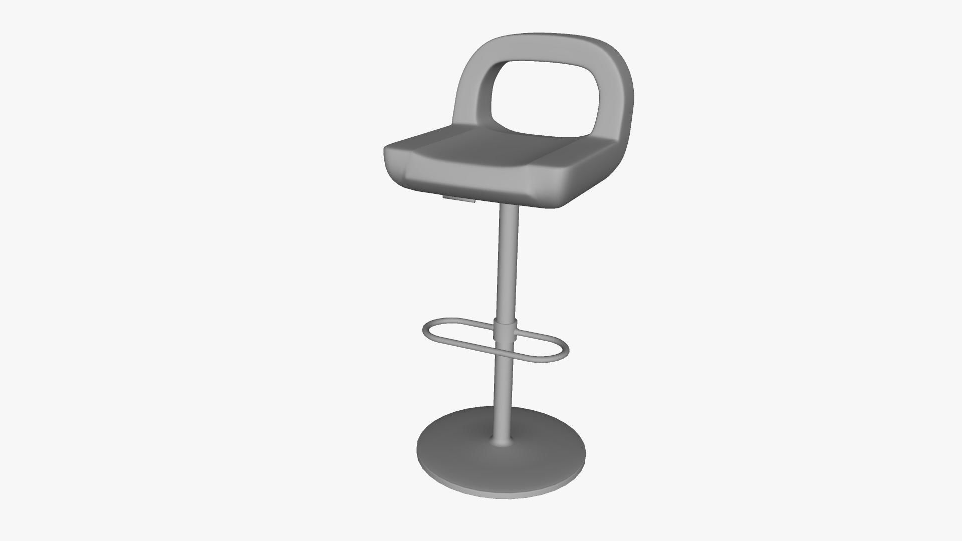 Bisou Stool 3D model_22