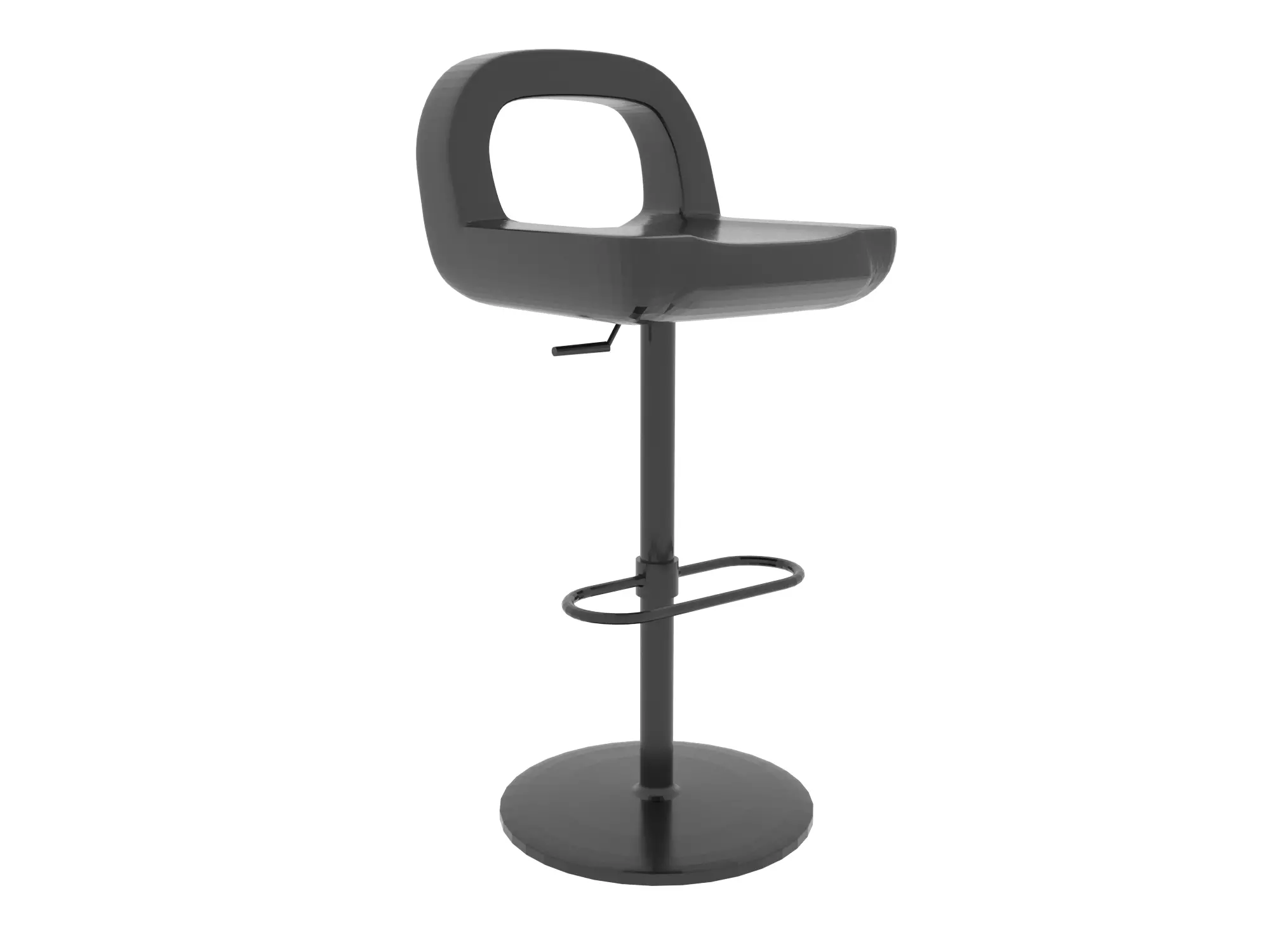 Bisou Stool 3D model_0