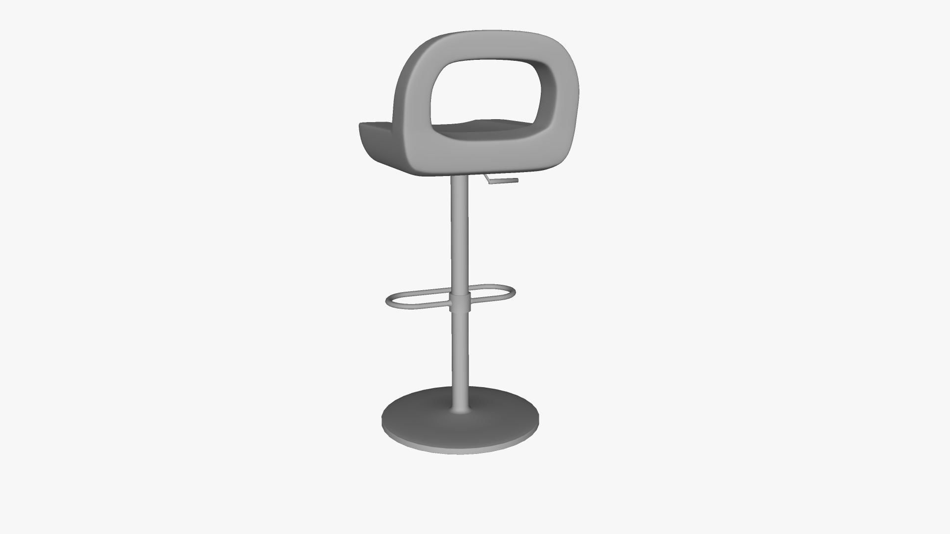 Bisou Stool 3D model_14