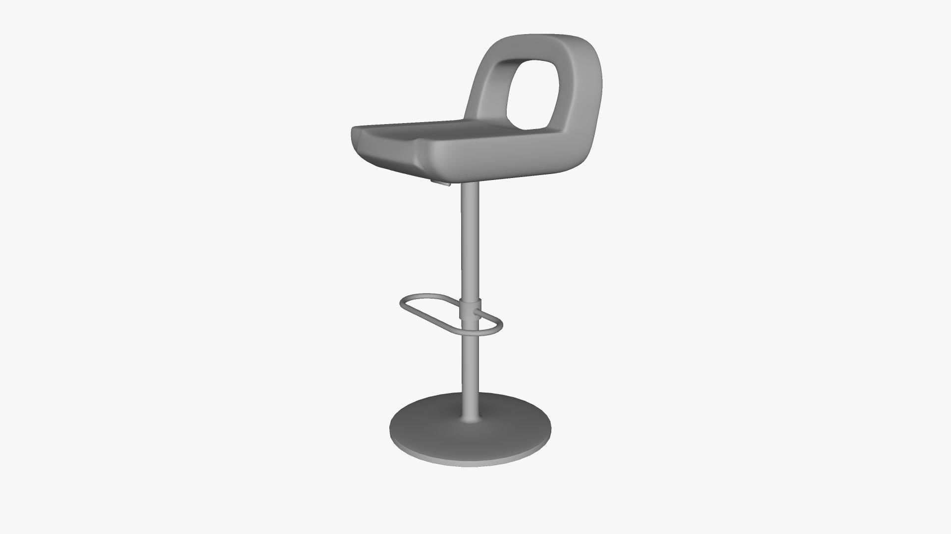 Bisou Stool 3D model_20