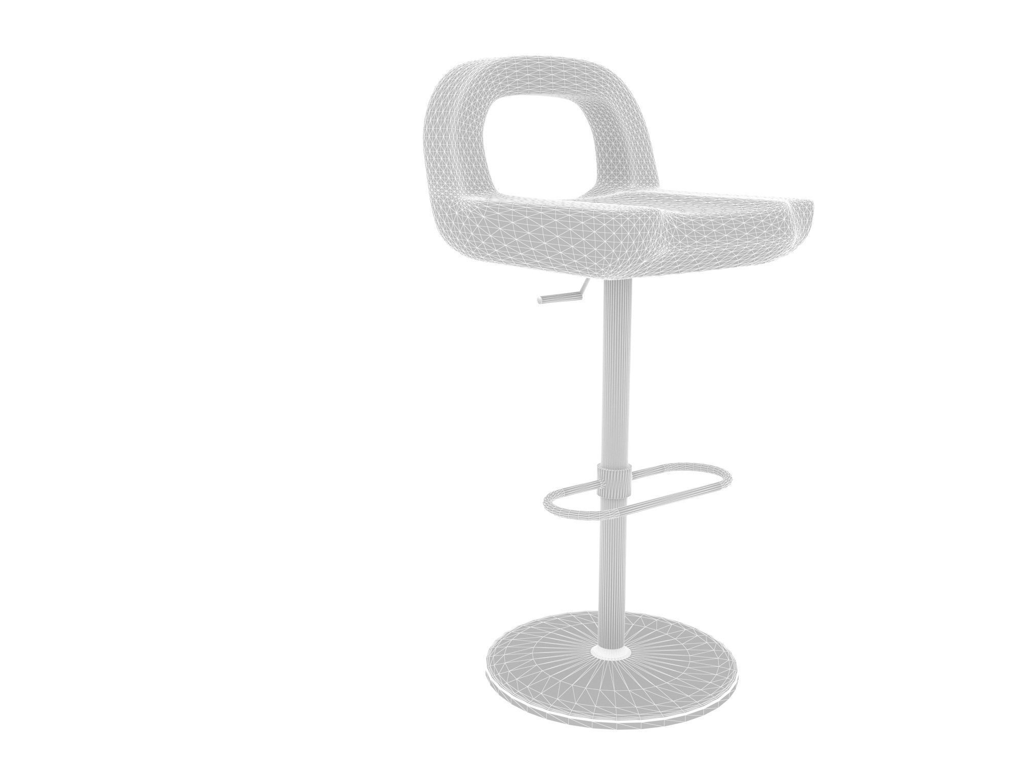 Bisou Stool 3D model_28